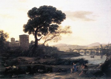  pont - Landschaft mit Schäfer Der Pont Molle Claude Lorrain Stromen